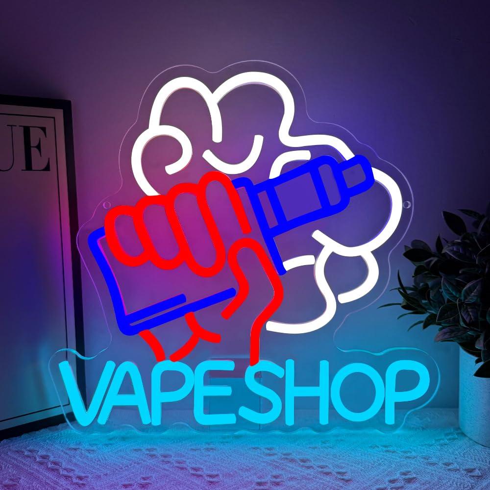 Vaping Store - Letrero de neón para tienda de